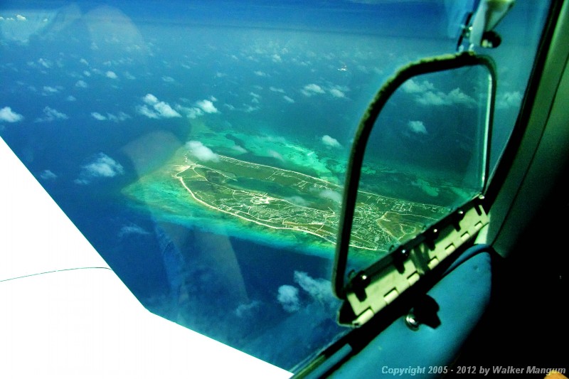 Approaching Grand Turk -- last land before the hop to Rafael Hernandez airport at Aguadilla, Puerto Rico.