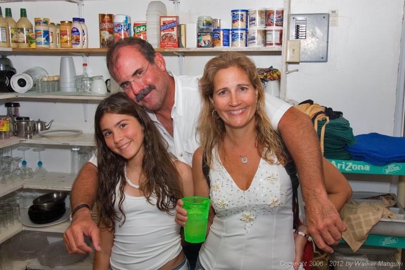 Carlos, Tita, and daughter.