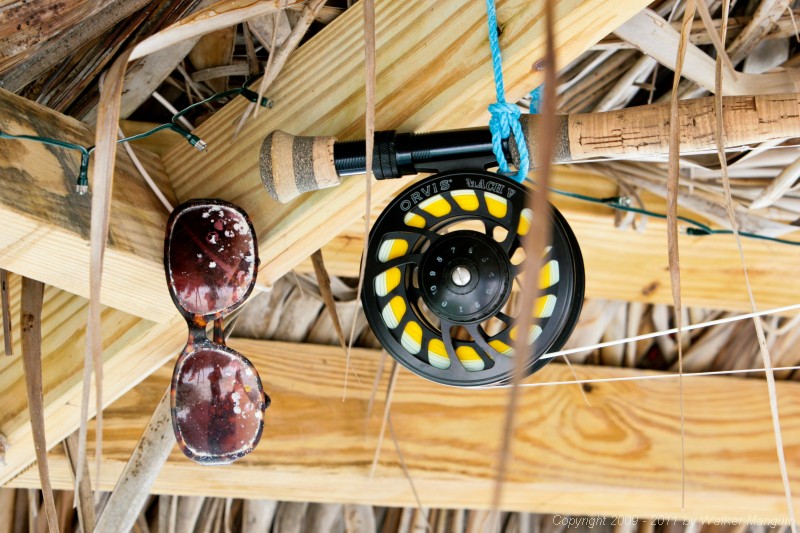 Inside the palapa.