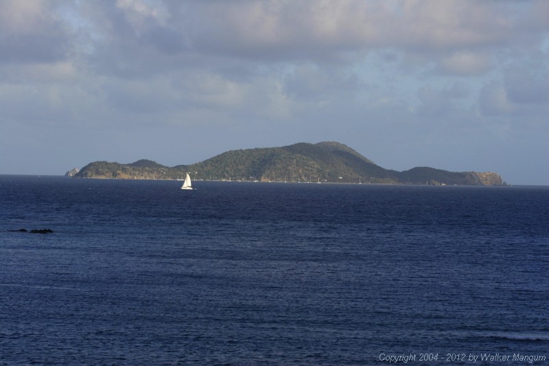 View of Cooper Island from the Pugliese's.