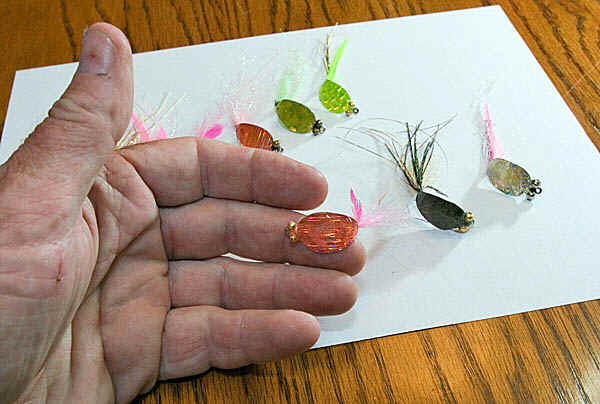 The completed spoon fly